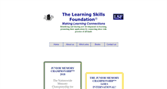 Desktop Screenshot of learningskillsfoundation.com